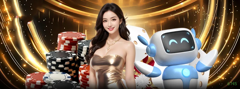 Imagem promocional dos jogos de lottery da 6745